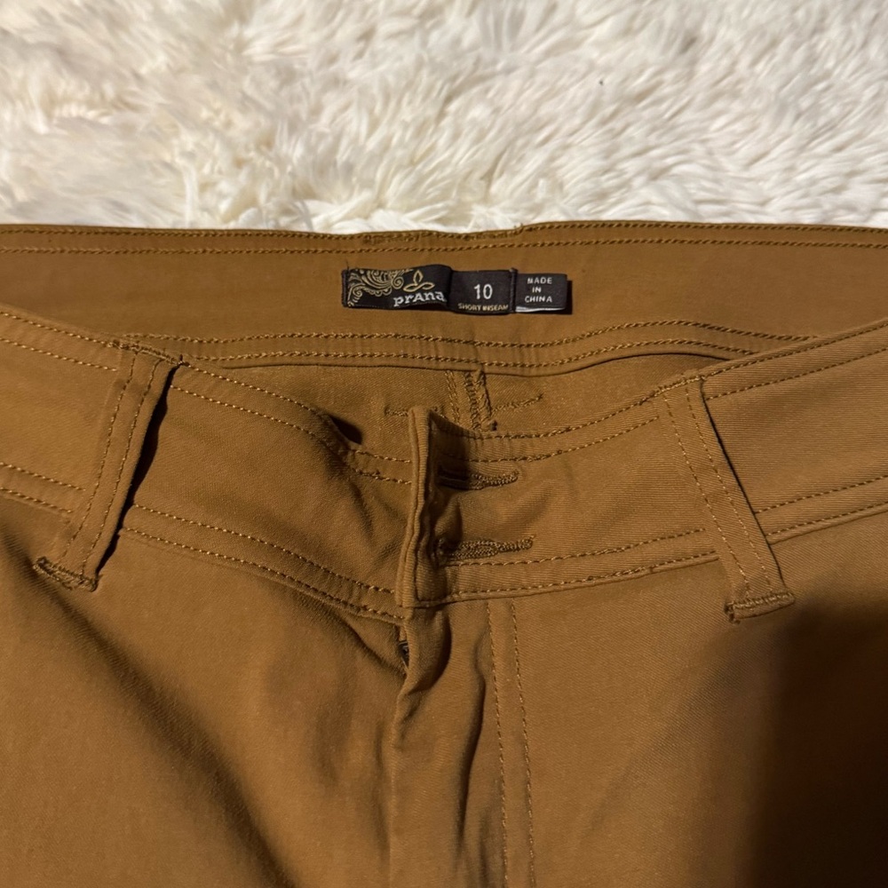 F Women's Prana Brown Outdoor Athletic Athleisure Pants - Picture 2 of 8